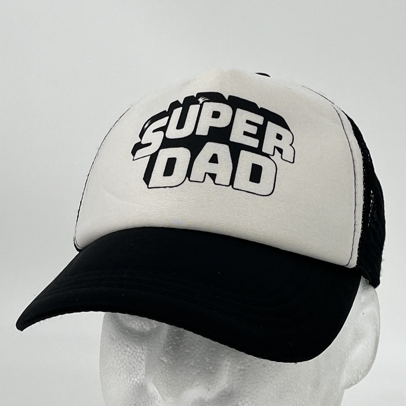 Super Dad Hat - SnapBack MeshBack Foam Trucker Ca… - image 2