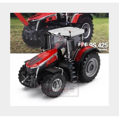 1:32 UNIVERSAL HOBBIES Massey Ferguson Mf9S.425 Tractor 2022 Red Black UH6710 Mo - Image 2 of 2