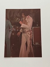 ELVIS PRESLEY ORIGINAL VINTAGE KODAK PHOTO CINCINNATI JUNE 25 1977 STAMPED