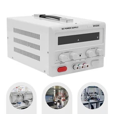 Portable DC Regulated Power Supply 32V 20Amp Precision Adjustable w/ Power Line