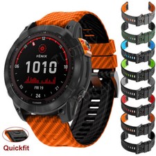 Cinturino QuickFit in silicone per Garmin Fenix 7X 7 Pro 6X 6 5X 5 Plus Tactix 7