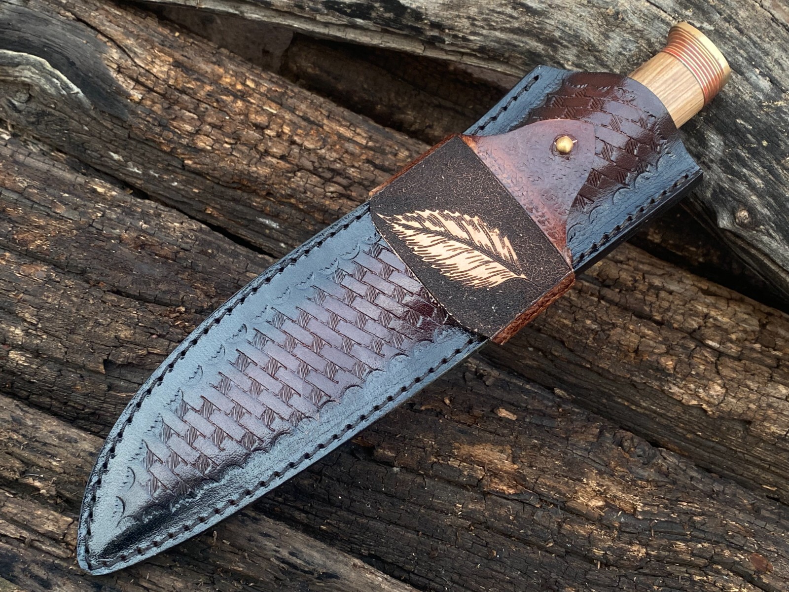 Shardblade SHARDBLADE CUSTOM HAND FORGED D2 Steel Hunting BUSHCRAFT BIG BOWIE ...