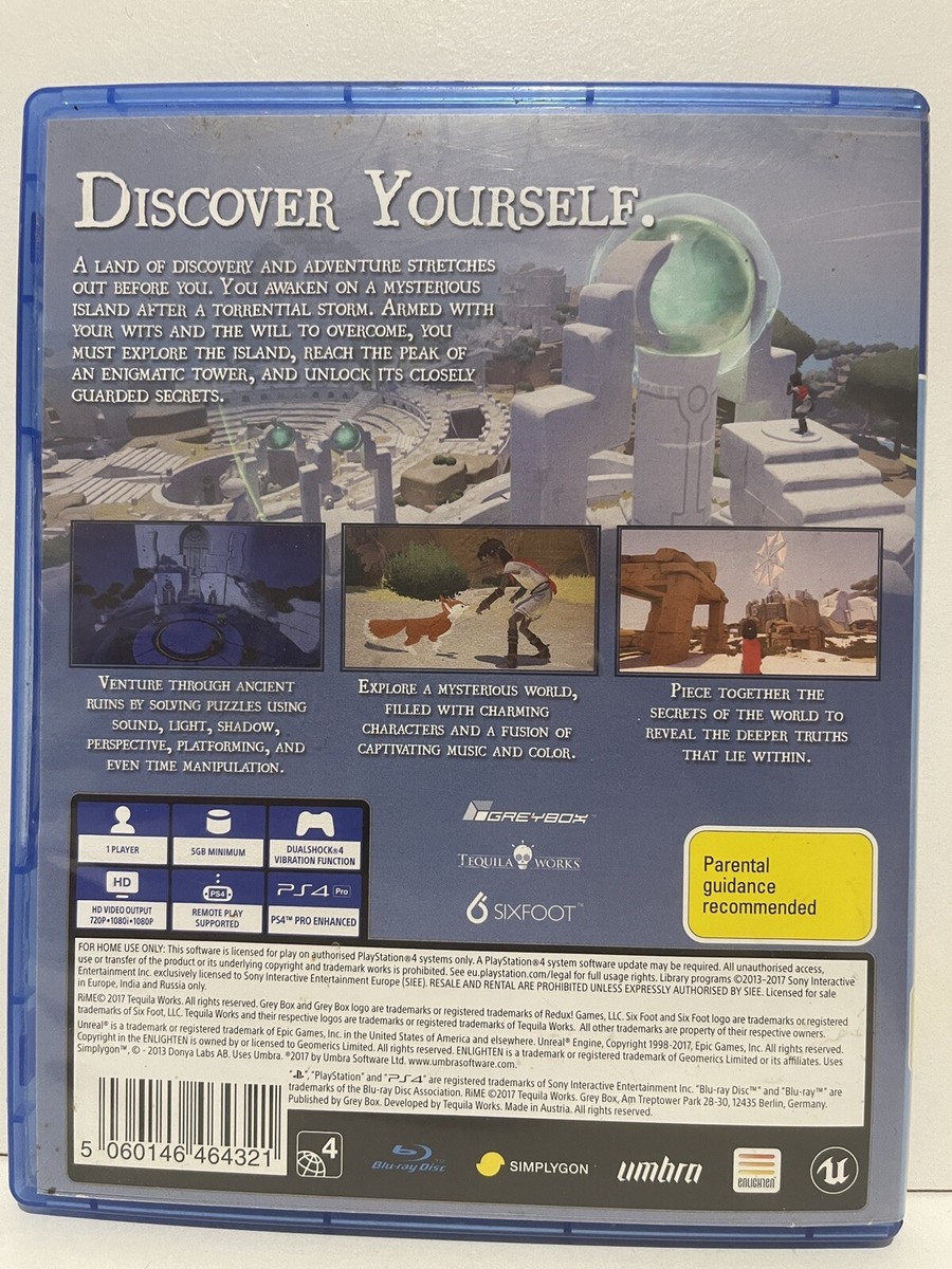 Rime PlayStation 4 Ps4 Road Express for sale online | eBay
