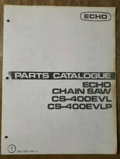 ECHO CHAIN SAW Parts Catalog CS-400EVL CS-400EVLP 898 595-1453 0 1J-3174-M3