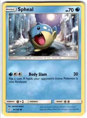 2019 Sun & Moon - Cosmic Eclipse Spheal nm Basic/Common #50