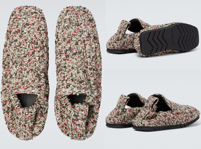 BOTTEGA VENETA Plank Bouclé Tweed Loafers Mokassin Slippers Sneakers Schuhe 43
