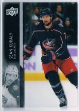 2021-22 UPPER DECK CLEAR CUT SEAN KURALY COLUMBUS BLUE JACKETS #553