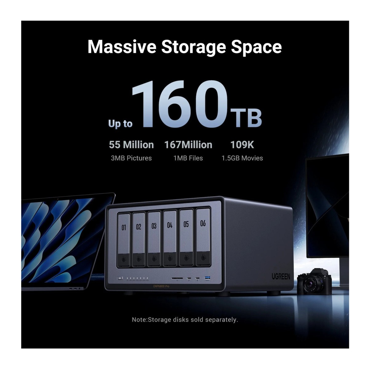 UGREEN NASync DXP6800 Pro 開封済み未使用品 UGREEN NASync DXP6800 Pro 開封済み未使用品 Amazon.co.jp