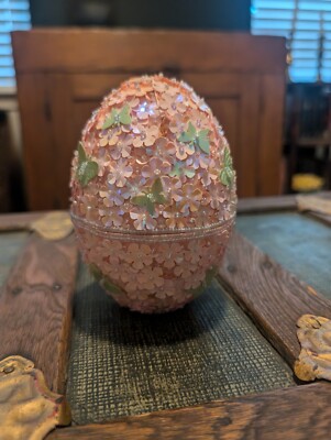 Godiva Pink Beaded Easter Egg - Rare | eBay display picture 1