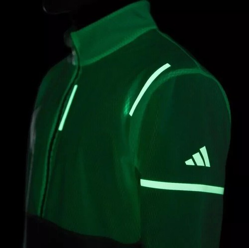 Adidas X-City Reflect At Night White Running Zip Jacket HM8448 Men's Size Small - Picture 8 of 10