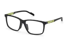 Adidas SP5011 005 Black Plastic Optical Eyeglasses Frame 57-16-145 OR 5011 RX
