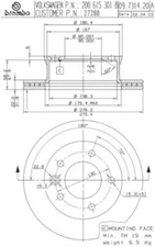 # 27288 BREMBO ROTORS BREMBO ROTORS 27288