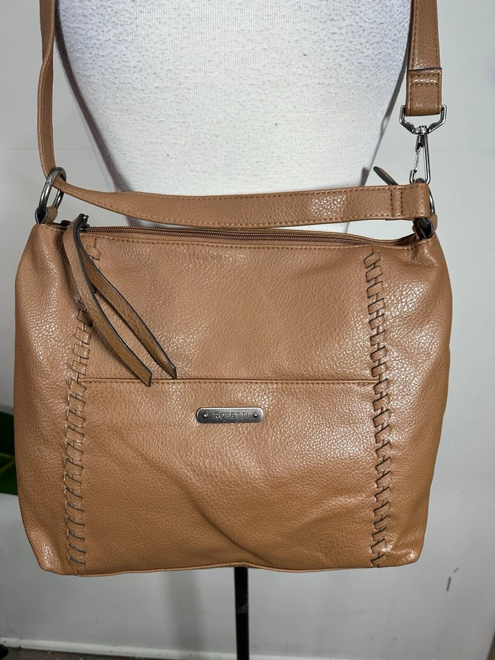 Bolso de hombro Rosetti para mujer de cuero de color liso Foto 3 de 4