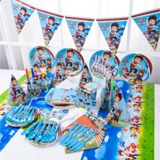 Paw Patrols Party Supplies Plates Cups Napkins Hats Balloons Birthday Decoration