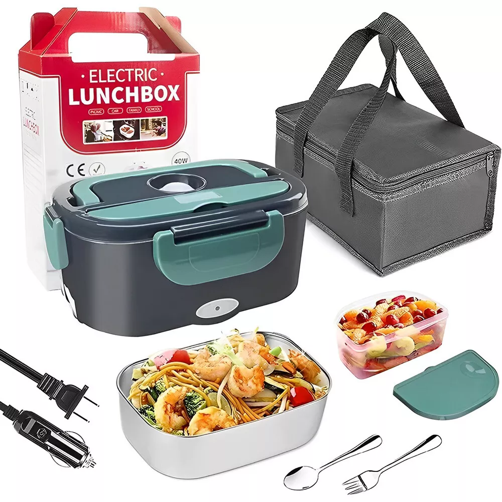 1.5L 40W Portable Electric Lunch Box Food Warmer w/ Bag