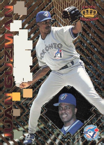 1997 Pacific Prism Invincible Juan Guzman #74 card