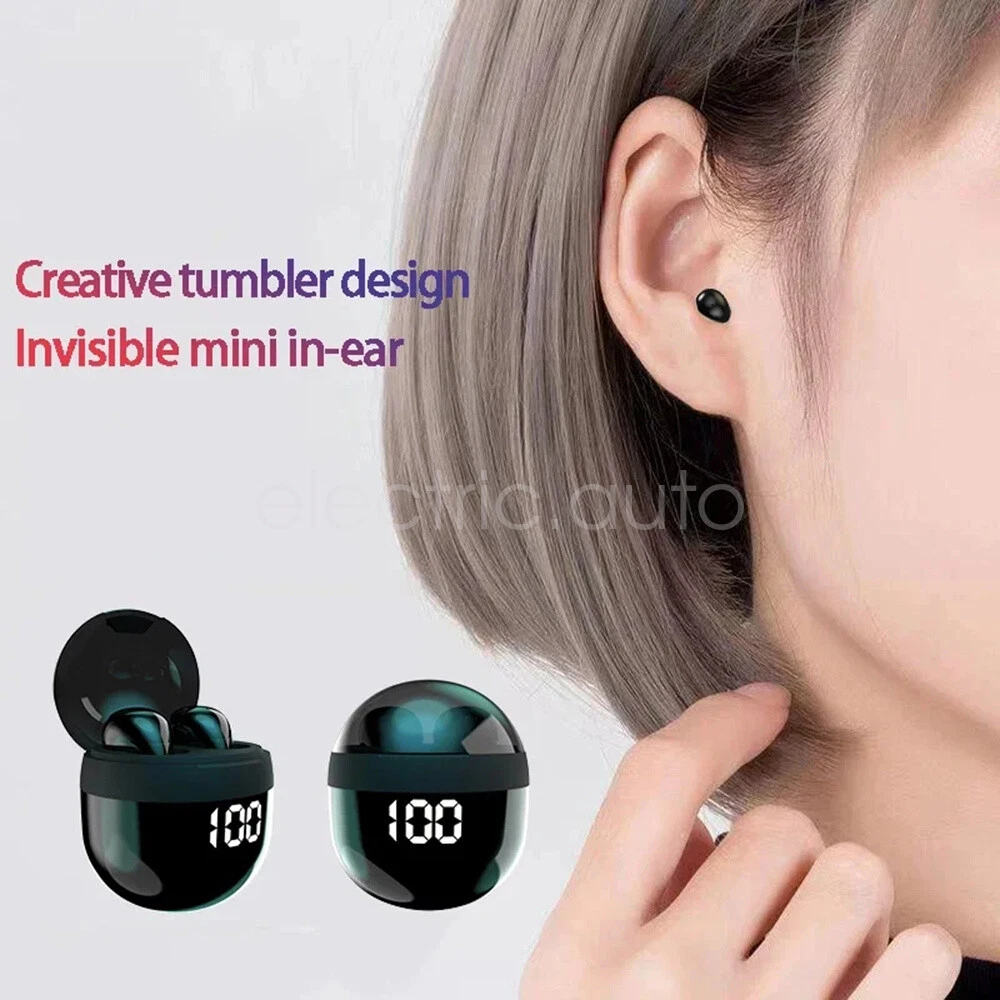 US Invisible Sleep Earbuds TWS Wireless Bluetooth Headset Waterproof Earphones_voghion.com