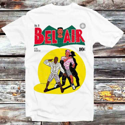 Fresh Prince Of Bel Air Vintage Magazine Will Smith 90s Film T-Shirt B577