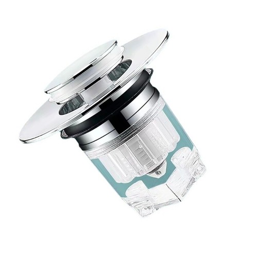 New Bathroom Sink Drain Stopper PopUp Drain Filter Prevent Clogging Deodorizer - Picture 7 of 8