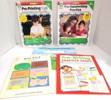 Learn Printing Handwriting ABC 5 Practice WORK BOOKS classroom home school PreK 