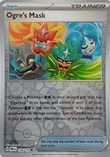 118/131 OGRE'S MASK REVERSE HOLO PRISMATIC EVOLUTIONS POKEMON CARD