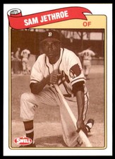 1989 Swell Baseball Greats Sam Jethroe Milwaukee Braves #62