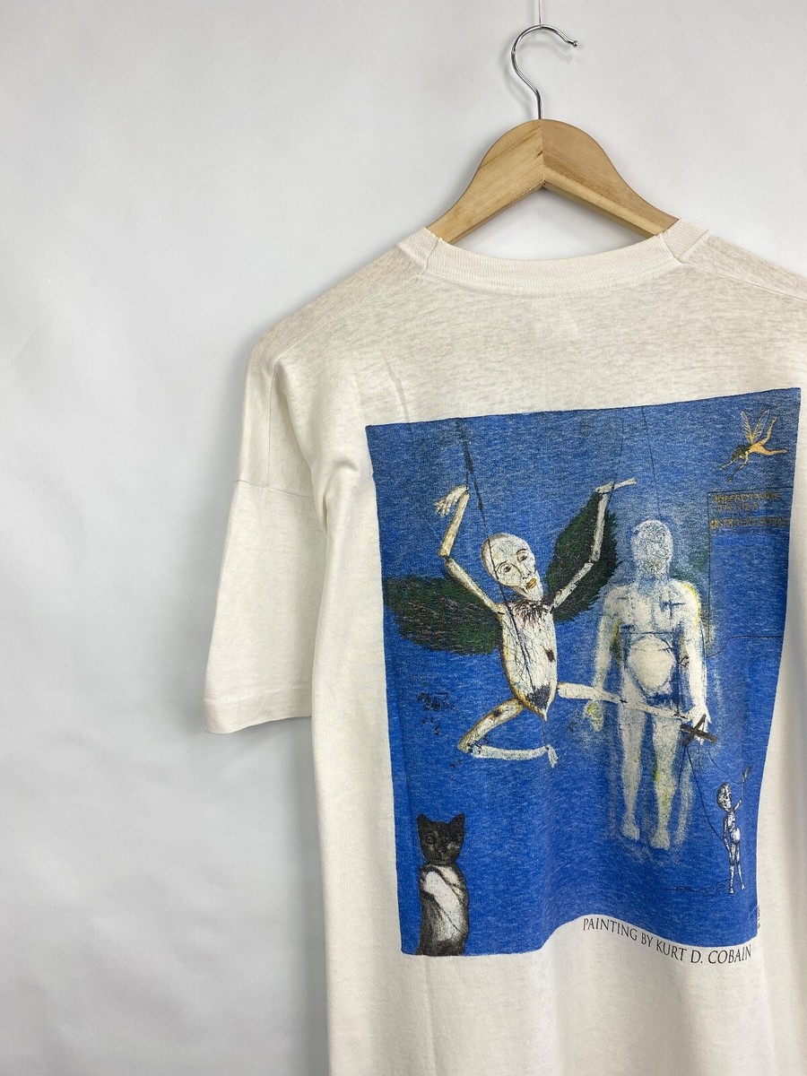 Vintage 1994 Kurt Cobain Nirvana Memorial T-Shirt Rare Retro Vintage 1994 Kurt Cobain Nirvana Memorial T-Shirt Rare Retro