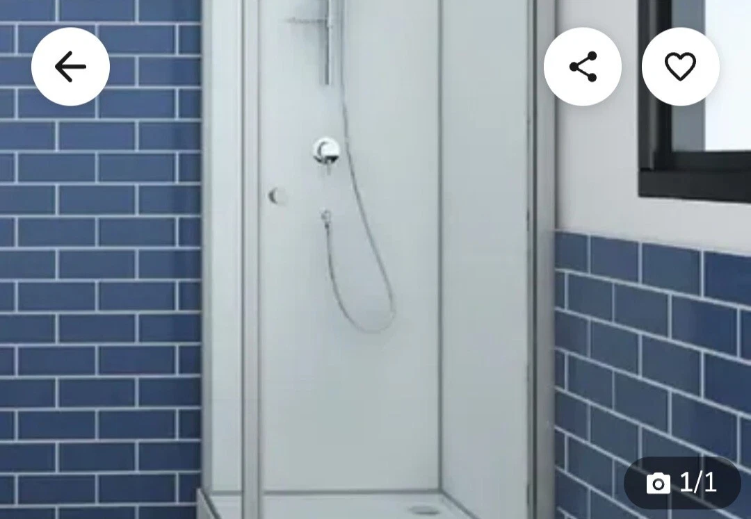 LEDA - Cabine de douche IZI BOX 2 carrée 70 cm porte pivotante en verre sérigraphié Réf. L11IZBP00701