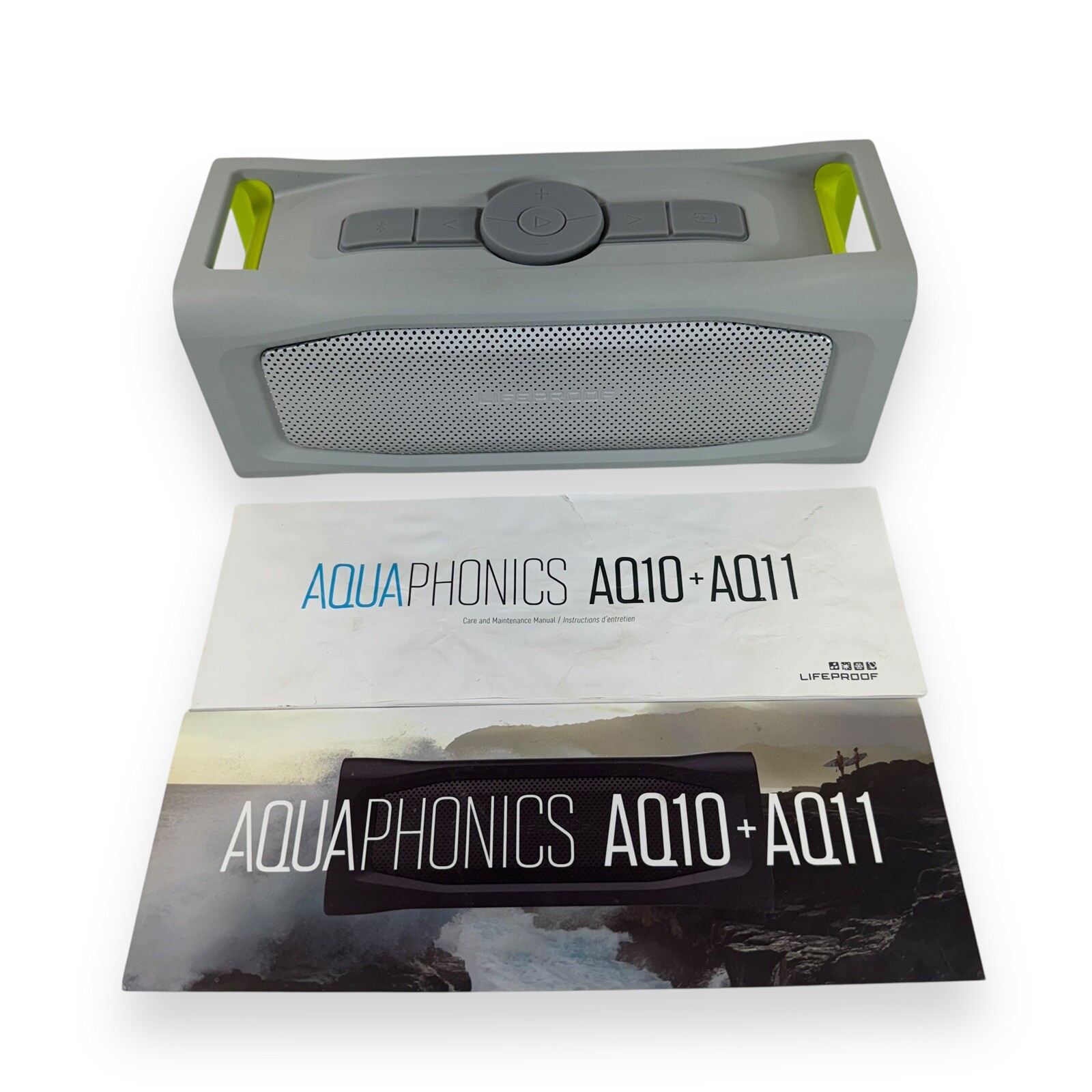 Lifeproof Aquaphonics Portable Bluetooth Waterproof Speaker Green/Grey Hiking-image