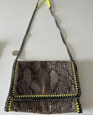 Stella McCartney Falabella Schultertasche Vegan Faux Leather Python New €1.150
