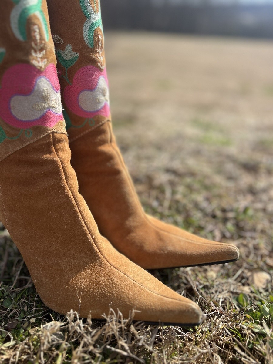 ブーツその他 Casadei Cleo' Brown Suede Boots Casadei 'cleo' Brown Suede Boots | italist