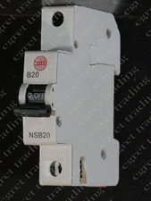 Wylex  NSB20 - 20A Type B  6kA Single Pole MCB Miniature Circuit Breaker NEW