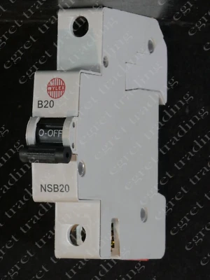 Wylex NSB20 - 20A Type B 6kA Single Pole MCB Miniature Circuit Breaker NEW