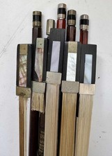 5 antike alte Bögen für Geige Violine Geigenbogen violin bow l'archet violino