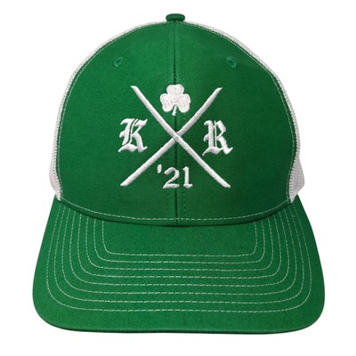 Clover KR '21 Team E Snapback Trucker Hat Green One Size Adjustable Richardson