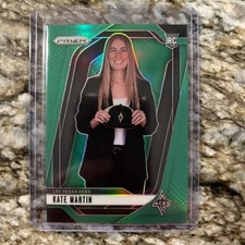 2024 Panini Prizm WNBA Kate Martin Green Prizm Image Variation Rookie Aces RC