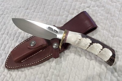 Randall Made Knives Model 19 ''Bushmaster'' Premium Genuine Stag Handle   Mint