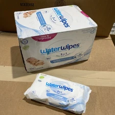 12 Pack WaterWipes Sensitive+ Newborn & Baby Wipes 3-In-1 99.9% Water Wipes