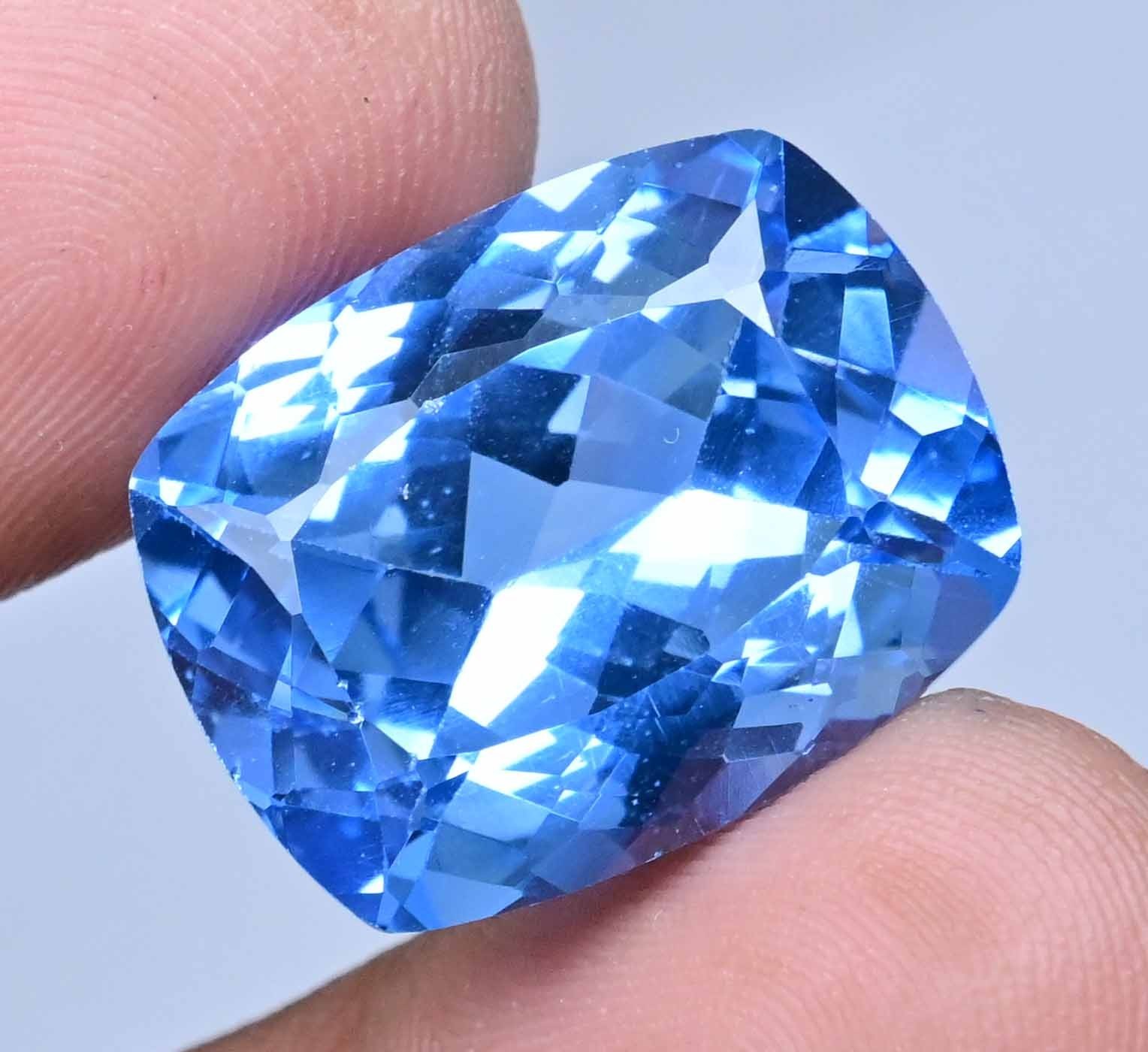 Natural Namibian Blue Jeremejevite 33.05 Ct Certified Stunning Loose Gemstone