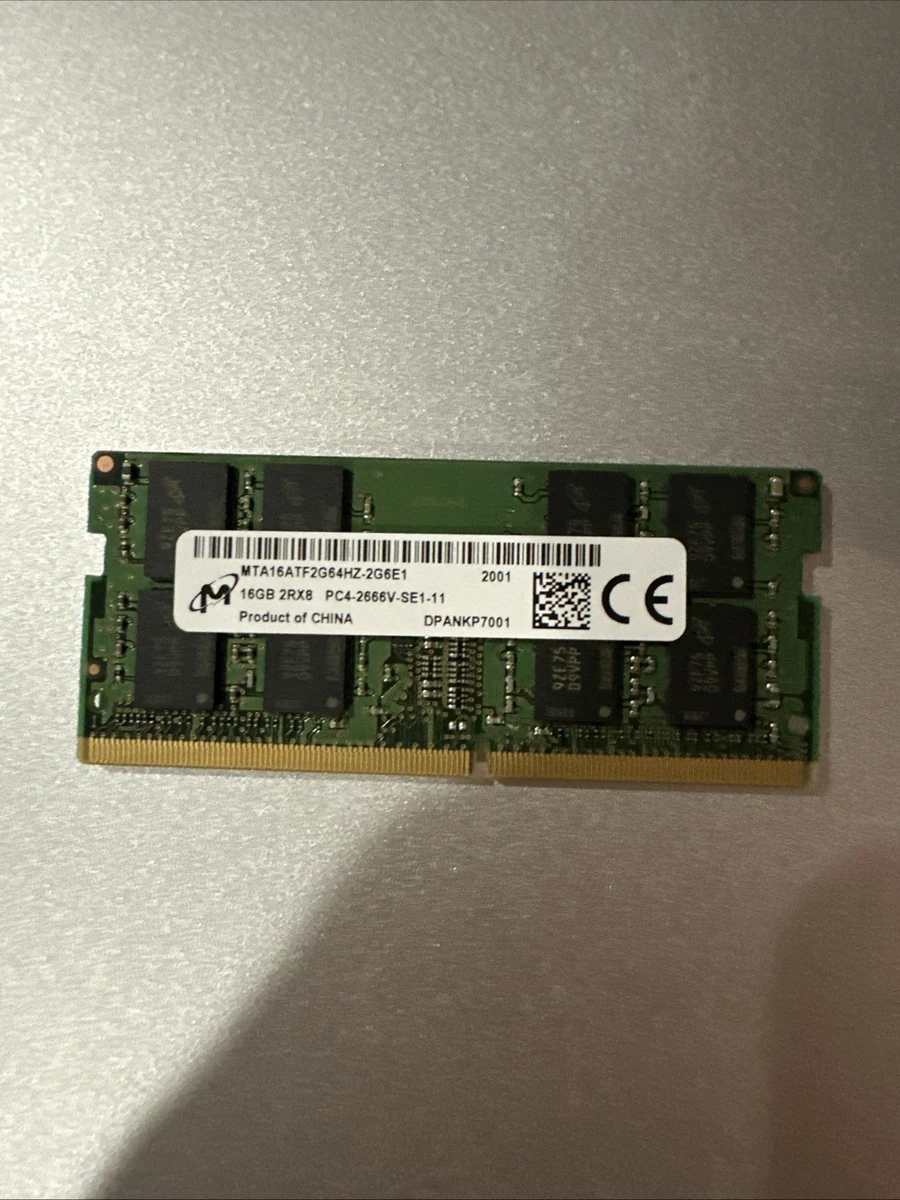 Micron DDR4 SDRAM 16 GB Total Capacity Memory (RAM) for sale | eBay