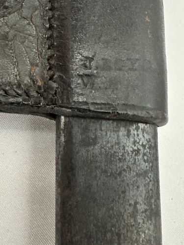 Bayoneta trampa Springfield modelo 1873 de Estados Unidos vaina y rana guerra india militar - Imagen 13 de 16