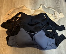 LIVI Lane Bryant Bra Lot Size 42DDD Wireless Full Coverage Comfort Set of 4