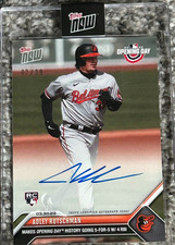 Adley Rutschman Topps Now-Opening day - Rookie card - Auto #2/99. rookie card picture