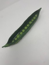 Peas in a Pod Ceramic Green Pea Dish By Stephanie Stouffer -F13