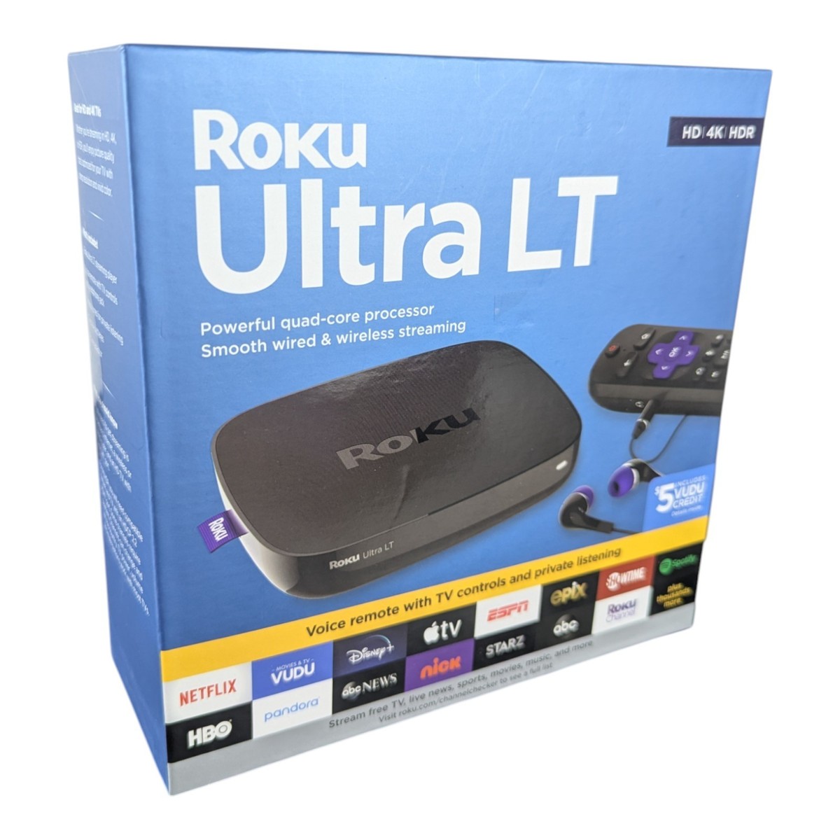 Roku Ultra LT HD/4K/HDR ストリーミングデバイス Amazon.com: Roku Ultra LT Streaming Media Player 4K/HD/HDR w