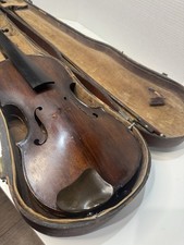 Violin E. J. Albert Needs Repair with Case & ...