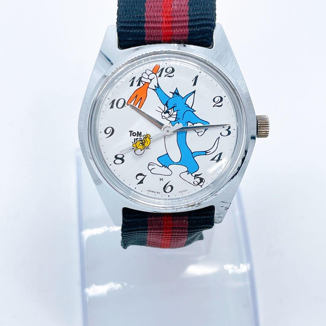 SEIKO 5000 7000 Tom and Jerry Hand Wind Watch Vintage Cartoon