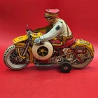 MARX POLICE MOTORCYCLE Tin Litho Wind Up Toy "working" Vintage Made in USA