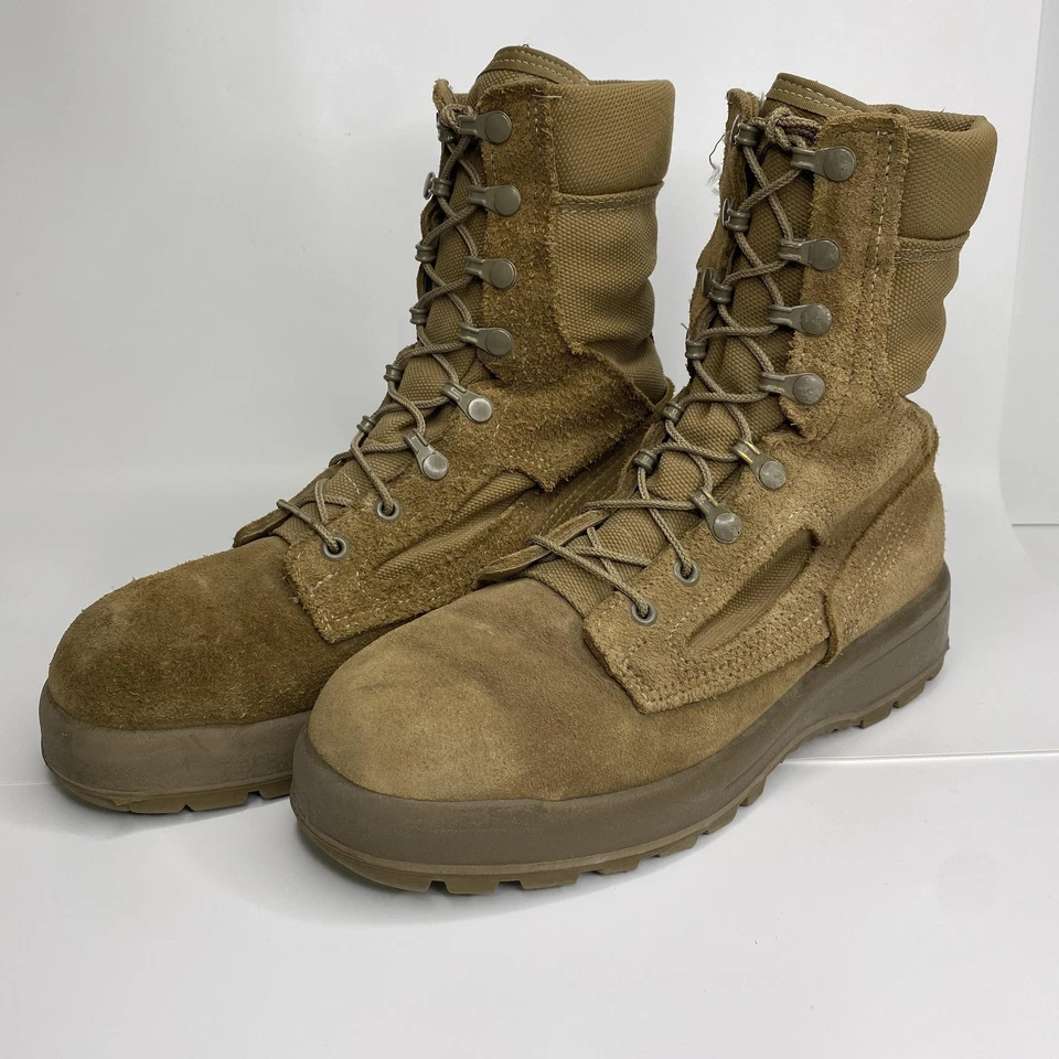 Belleville Boots Womens Size 8.5 Coyote Brown GORE-TEX Vibram Combat Made USA - Image 3 of 4