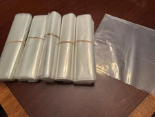 GREAT DEAL! 50 Preowned LP Record Poly-OUTER SLEEVES + Added Value BONUS Sleeves